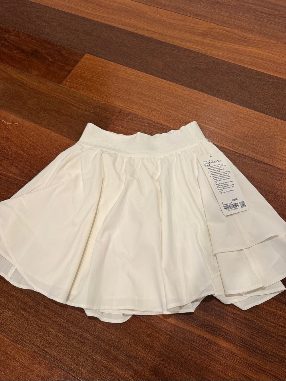 lululemon athletica Cream Tiered Mini Skirt